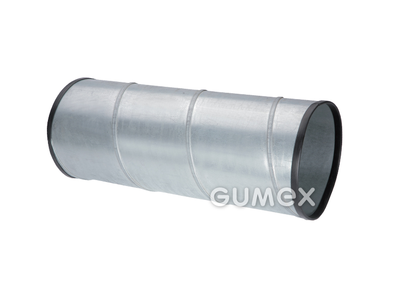 SPIRO Rohrleitung, 80mm, Länge 3m, verzinktes Blech, silber, 